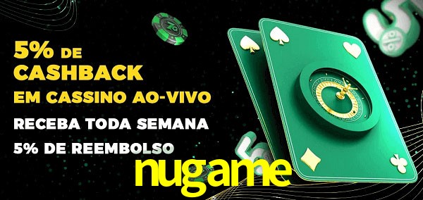 Promoções do cassino ao Vivo nugame